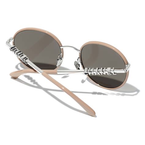 CHANEL Sunglasses: Pantos Sunglasses, metal 4282 — 